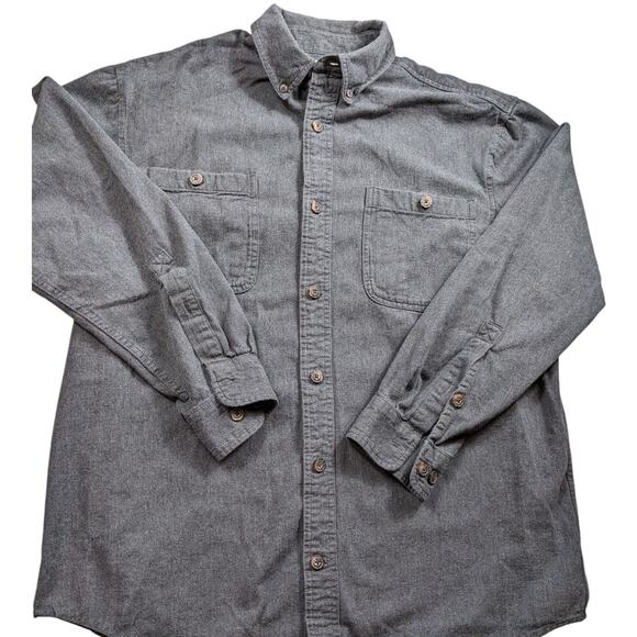 Duluth Trading Flannel Shirt Men Rugged Workwear Lumberjack Free Swingin 89328 - Picture 1 of 16